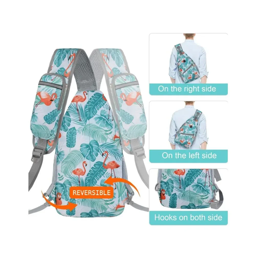 ZOMAKE Sling Bag, Small Crossbody Sling Backpack Shoulder Daypack for Travel